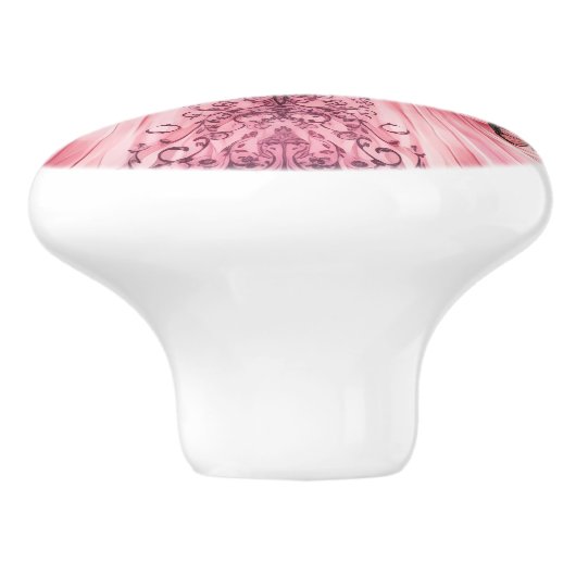 Pink Princess Girl's Girly Ceramic Knob Keramische Knop (Zijkant)