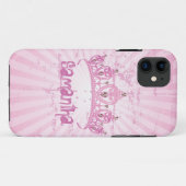 Pink Princess iPhone 5 Mate Barely There™ Hoesje (Achterkant (horizontaal))