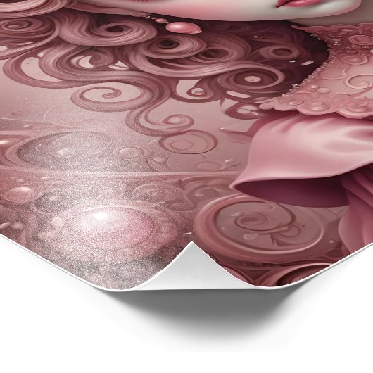 Pink Princess Mark Ryden Style Art Poster Print (Hoek)