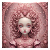 Pink Princess Mark Ryden Style Art Poster Print (Voorkant)