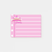 Pink Princess met voering Post-it® Notes (Voorkant)