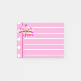 Pink Princess met voering Post-it® Notes