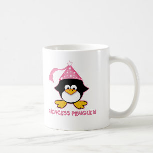 Pink Princess Penguin Koffiemok