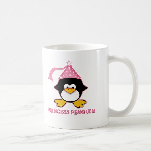 Pink Princess Penguin Koffiemok (Rechts)