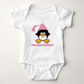 Pink Princess Penguin Romper (Voorkant)