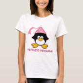 Pink Princess Penguin T-shirt (Voorkant)