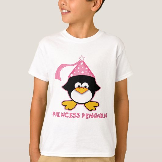Pink Princess Penguin T-shirt (Voorkant)