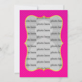 Pink Princess Pony Birthday Kaart (Achterkant)