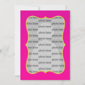 Pink Princess Pony Birthday Kaart (Achterkant)