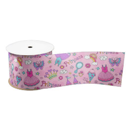 Pink Princess Satin Ribbon Satijnen Lint