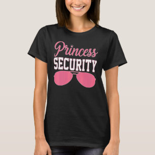 Pink Princess Security Big Brother Birthday Sungla T-shirt