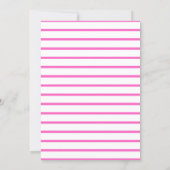 Pink Princess Slime 5th Birthday Invitations (Achterkant)