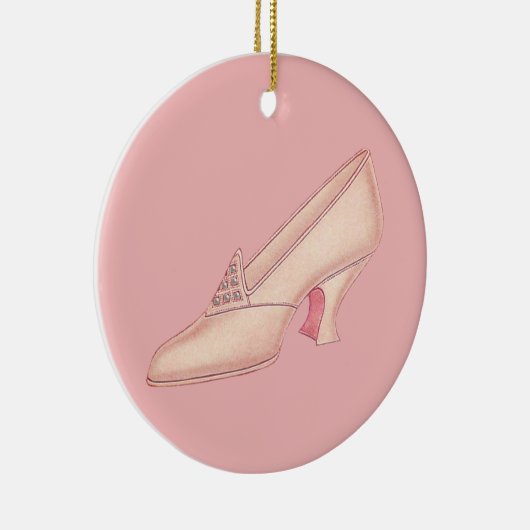 Pink Princess Slipper Ornament (Rechts)