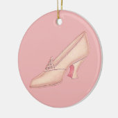 Pink Princess Slipper Ornament (Links)