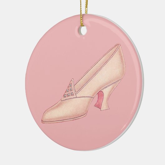 Pink Princess Slipper Ornament (Links)
