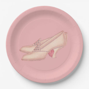 Pink Princess Slipper Papieren Bordje