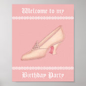 Pink Princess Slipper Poster (Voorkant)