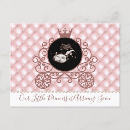 Pink Princess Sonogram Zwangerschap Aankondiging