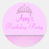 Pink Princess Sticker (Voorkant)