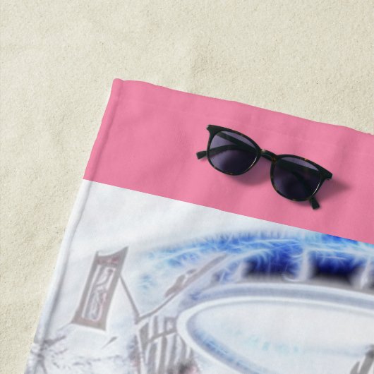 Pink Princess Strandlaken (In situ)