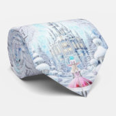 Pink Princess Stropdas (Opgerold)