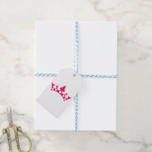 Pink Princess Tiara Cadeaulabel (Met Touw)
