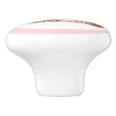 Pink Princess Tiara Girly Ceramic Knob Keramische Knop (Zijkant)