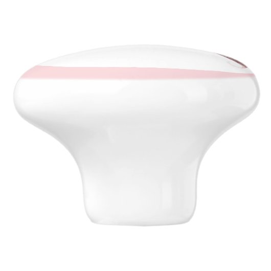 Pink Princess Tiara Girly Ceramic Knob Keramische Knop (Zijkant)
