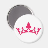 Pink Princess Tiara Magneet (Voorkant / Achterkant)