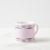Pink Princess Twin Girl Baby Cups Espresso Kop (Voorkant rechts)