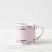 Pink Princess Twin Girl Baby Cups Espresso Kop (Rechts)