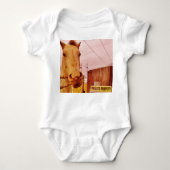 Pink Private Property Horse Romper (Voorkant)