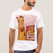 Pink Private Property Horse T-shirt (Voorkant)