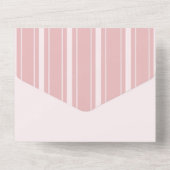 Pink Promise - Lege Spiegel All In One Uitnodiging (Achterkant)