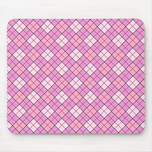 Pink Pset Mousepad Muismat (Voorkant)