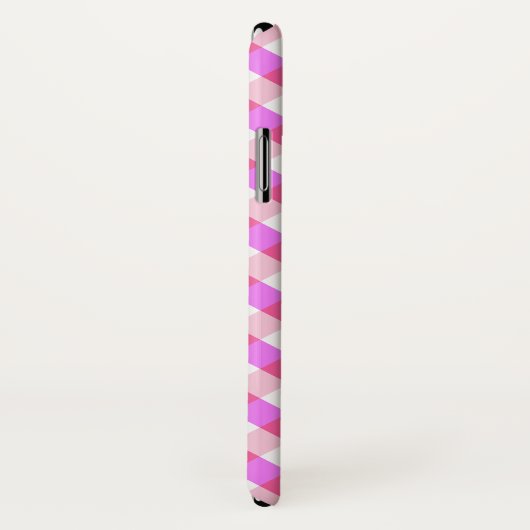 Pink Pset Patroon, aangepaste naam telefoongevalle Case-Mate iPhone Case (Achterkant / rechts)