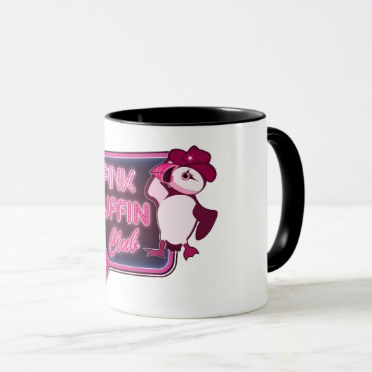 Pink Puffin Club! Mok (Voorkant rechts)