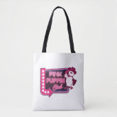 Pink Puffin Club Tote Bag (Voorkant)