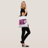 Pink Puffin Club Tote Bag (Op model)