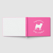 Pink Pug Dog Theme Party Celebration Gastenboek (Volledig)