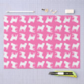 Pink Pug Dog Theme Party Celebration Tissuepapier (Craft)