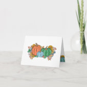 Pink Pumpkin Baby Boy Gefeliciteerd Blank Kaart (Voorkant)