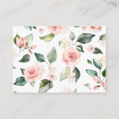 Pink Pumpkin Baby Shower Book for Baby  Informatiekaartje (Achterkant)