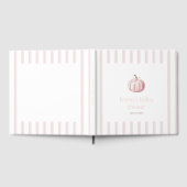 Pink Pumpkin Baby shower gastenboek (Volledig)