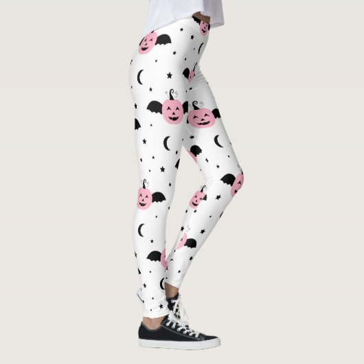 PINK PUMPKIN BATS LEGGINGS (Rechts)