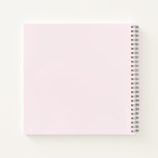 Pink Pumpkin Girl Baby shower Gastboek Notitieboek (Achterkant)