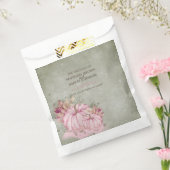 PINK Pumpkin Harvest - Wedding Favor Bag Bedankzakje (Gezegeld)