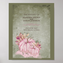 PINK Pumpkin - Poster voor weddenschappen