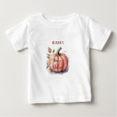 Pink Pumpkin Watercolor Boho Baby Girl Shower (Voorkant)