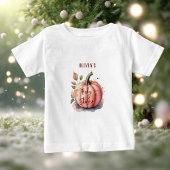 Pink Pumpkin Watercolor Boho Baby Girl Shower